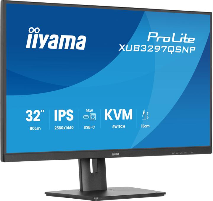 Produktbild iiyama Monitor XUB3297QSNP-B1 (2560 x 1440 Pixel, 32")