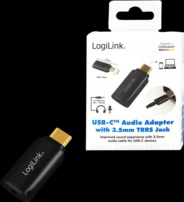 Produktbild LogiLink USB-C zu 3.5 mm (Digital -> Analog)