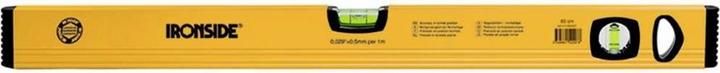 Ironside Aluminium waterpas 80 cm met 2 waterpassen, 1 stuk, 100234 (80 cm)