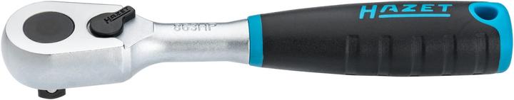 HAZET HiPer fine-tooth reversible ratchet 863HP ∙ Square, solid 6.3 mm (1/4 inch) (1/4")