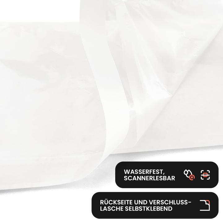 Actual product image Netuno C6 Lieferscheintaschen transparent, selbstklebend (1000 Stück)