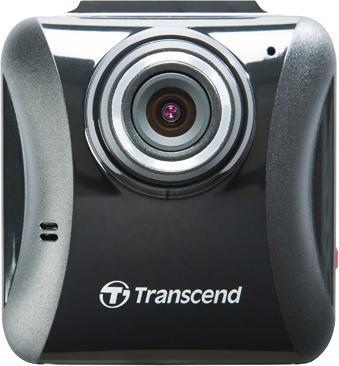 Actual product image Transcend DrivePro 100 Dashcam 6.1cm 2.4inch USB FullHD H.264 16Gb MicroSD Class10 MLC with Adhesive Mount (Built-in display)