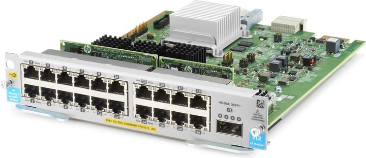 Produktbild HPE HP Switch Modul v3: 20x GBase-T POE+ QSFP+ (20 Ports)