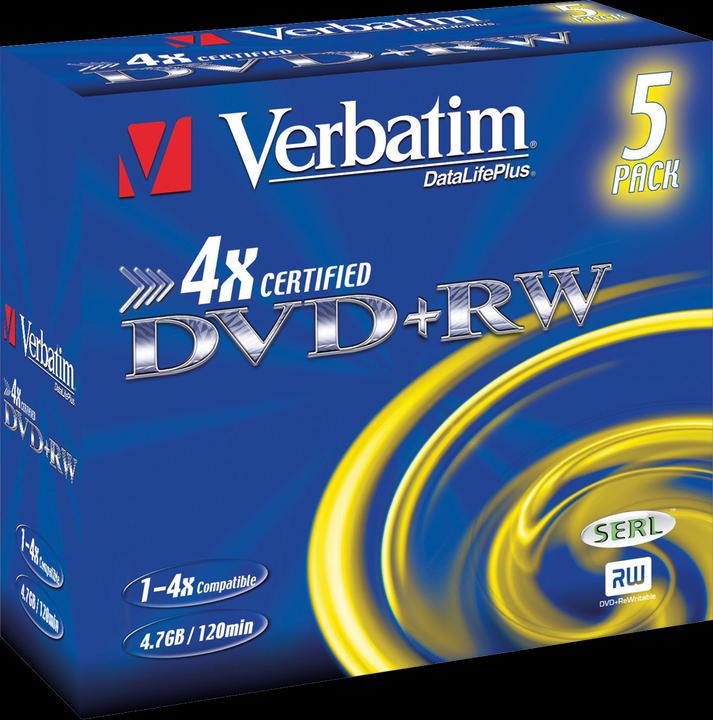 Produktbild Verbatim Dvd+Rw (5 x)