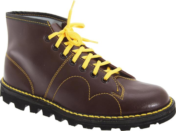 Grafters Jungen Original Retro Lederschnürschuhe Monkey (39)