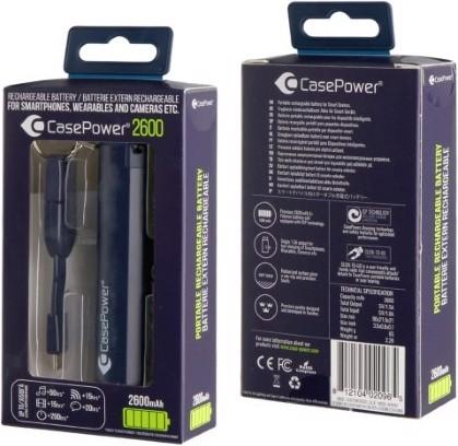 Produktbild Casepower Portable Powerbank ClickToGo (2600 mAh, 9.62 Wh)