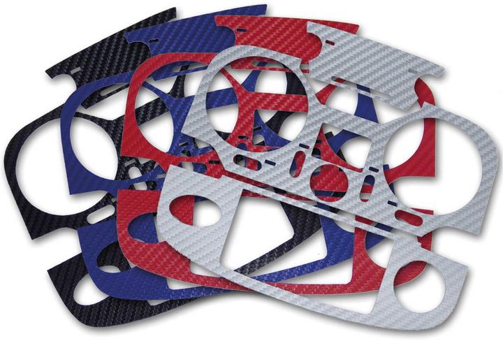 Immagine prodotto t12k pellicola 3d carbonlook set di 4 (4 colori)