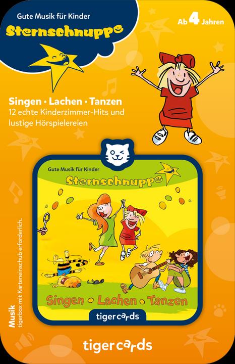 Immagine prodotto Tigermedia Tigercard- stella cadente: cantare, ridere, ballare (Tedesco)