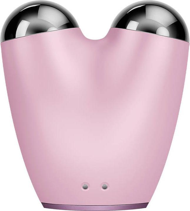 Actual product image Konjac Sponge Mikroprądowy lifting do twarzy 6w1 Geske z Aplikacją (różowy)