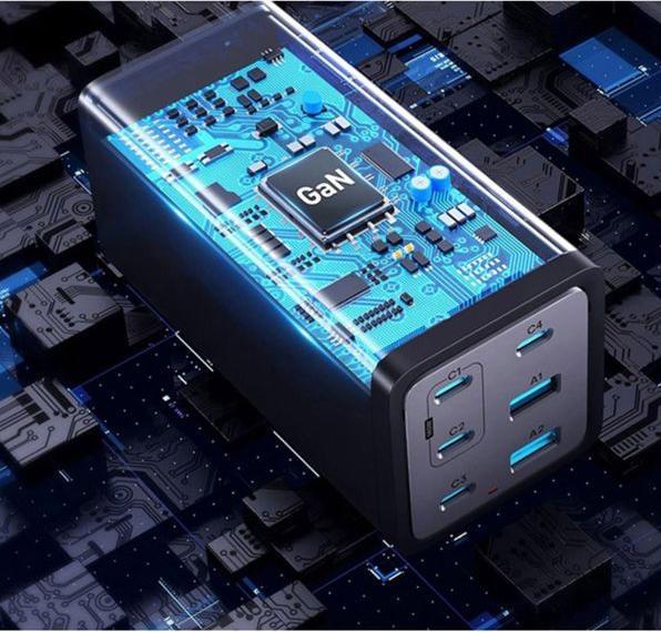 Produktbild Conceptronic Ladegerät 4Port 200W,4xUSB-C,2x 3-in-1 USB-A sw (200 W)
