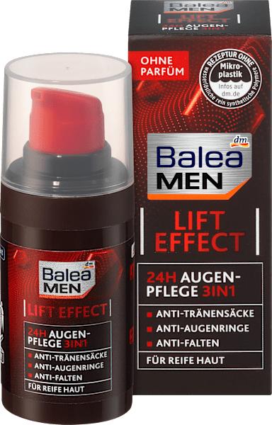 Produktbild dm Balea MEN Augencreme Lift Effect 24h Augenpflege 3in1 (Augenpflege Serum, 15 ml, Tag + Nacht)