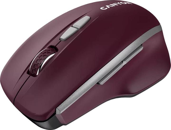 Immagine prodotto Canyon MW-21, Mouse ottico senza fili, USB rec., sensore LED blu, 800/1.200/1.600 dpi, 3 pulsanti, fresa (Cablato)