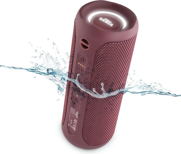 Actual product image Vieta Pro Vieta Dance Bluetooth Speaker - red (12 h, Rechargeable battery operated)