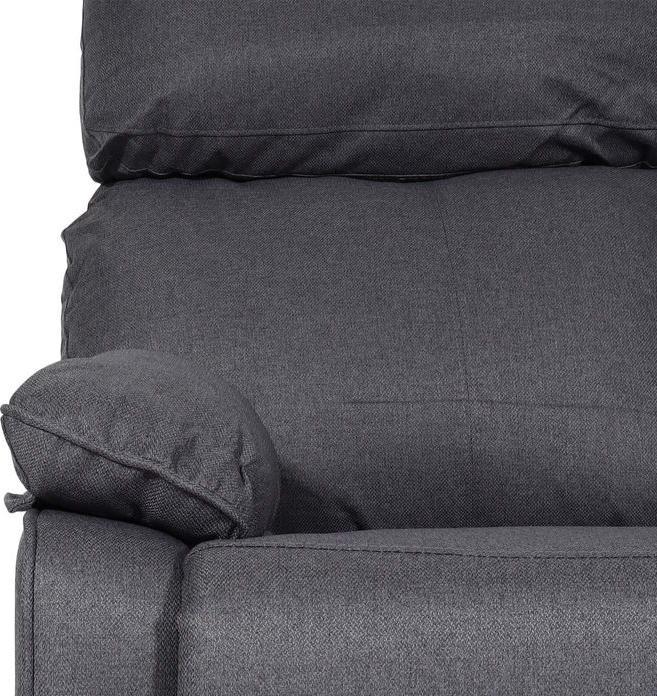 Produktbild Mendler 2er Kinosessel HWC-L93, Liegefunktion Stoff/Textil - dunkelgrau