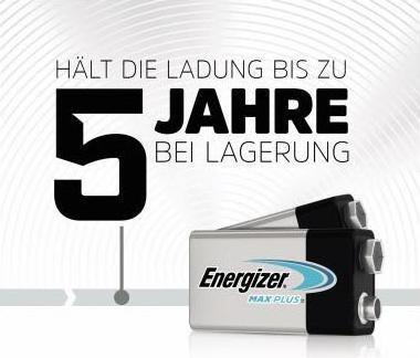 Produktbild Energizer Max Plus (20 Stk., 9V Block)