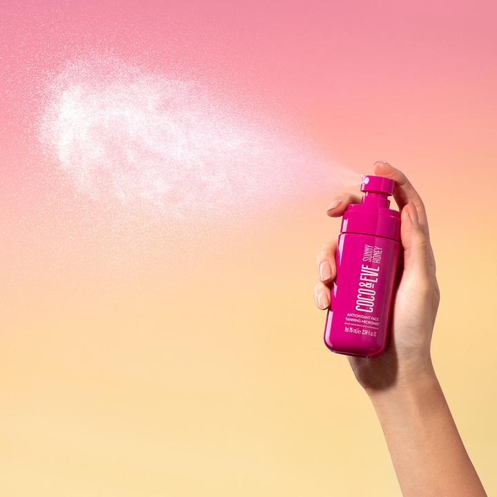 Image du produit Coco & Eve Sunny Honey Antioxidant Face Tanning Micromist (Spray autobronzant, 75 ml)