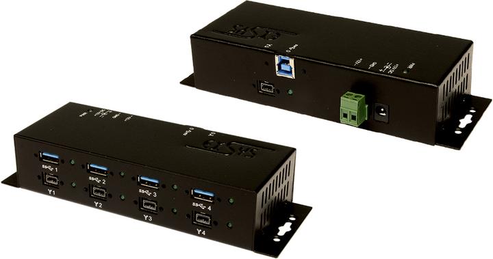 Exsys 6685HMV -Hub - 4 x SuperSpeed USB + 4 x IEEE 1394B (FireWire) (USB-B, 8 Ports)