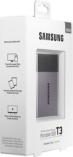 Image du produit Samsung SSD portable T3 (500 Go)