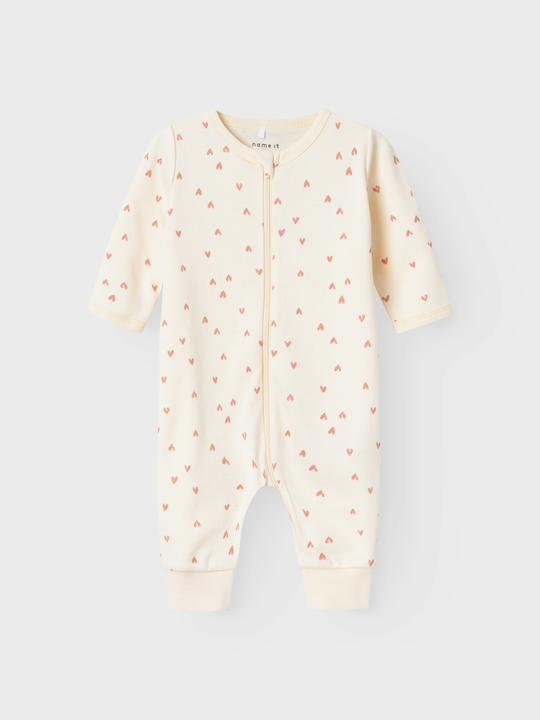 Produktbild Name it Nbfnightsuit Zip Buttercream Hearts Noos (62)