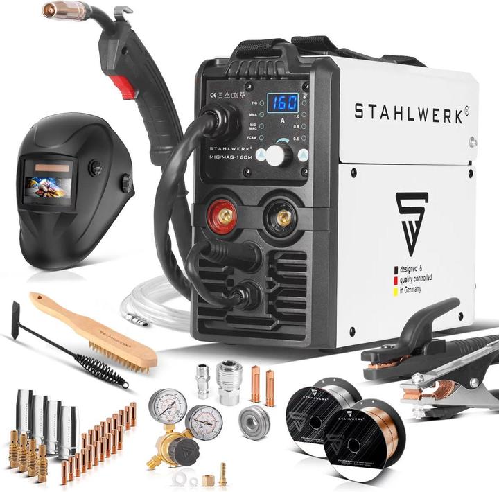 Actual product image Stahlwerk Welding machine MIG MAG 160 M fully equipped IGBT with real 160 amps