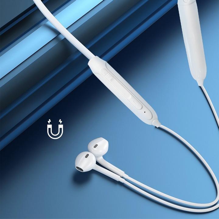 Produktbild Dudao In-Ear-Bluetooth-Kopfhörer mit magnetischer Saugwirkung, weiss (U5B) (Kabelgebunden)