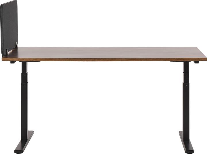 Image du produit Beliani Séparation de bureau gris foncé 72 x 40 cm WALLY (72 x 40 cm)