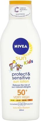 NIVEA Sun Kids Protect & Sensitive (Sonnenlotion, SPF 50, 200 ml, 150 g)