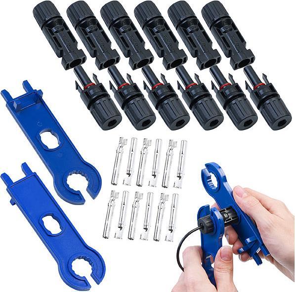 Produktbild Revolt Solarpanel-Stecker-Anschluss-Set (Solaranlage Montagematerial)