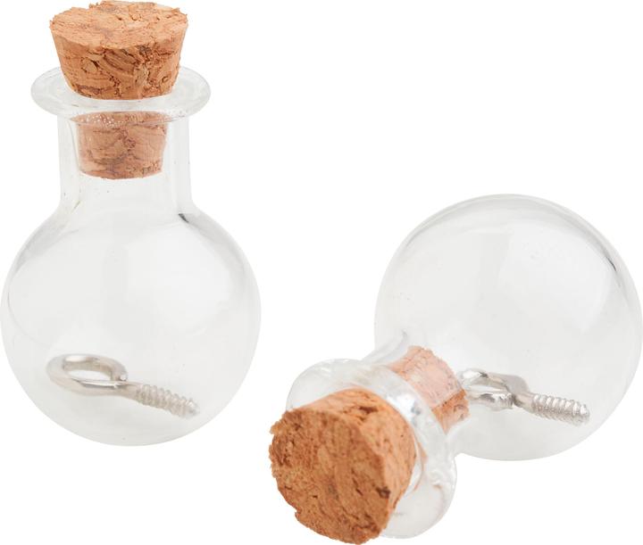 Hobby & Crafting Fun Anhänger Glasflasche (Glas)