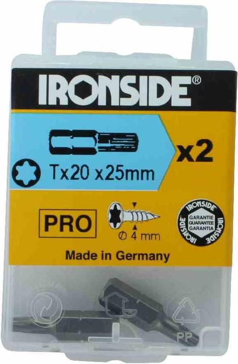 Actual product image Ironside Torx bit T25 x 25 mm (25 x 25 mm)