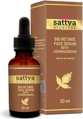 Sattva Ayurveda Sattva Face Serum Anti-Aging Skin Care Vegan Retinol Serum with Ashwagandha 30ml (30 ml)