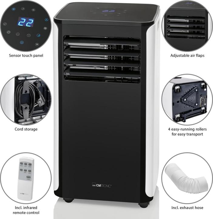Image du produit Clatronic Climatiseur CL (23 m², 9000 BTU/h)