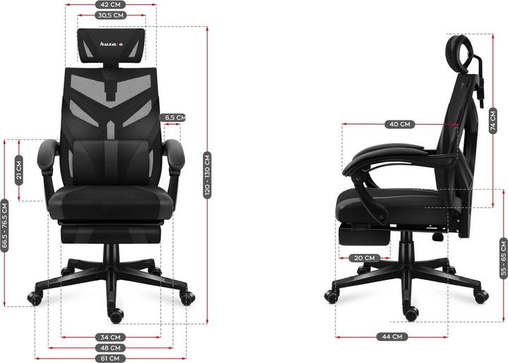 Actual product image Huzaro Combat 5.0 Black