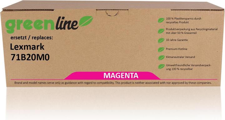 Image du produit Inkadoo Toner greenline ersetzt Lexmark 71B20Y0 Toner