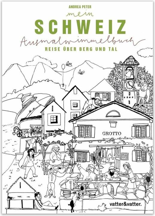 Mein Schweiz Ausmalwimmelbuch