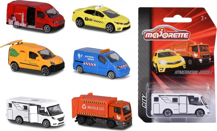 Majorette City Assortment, 6-sort.