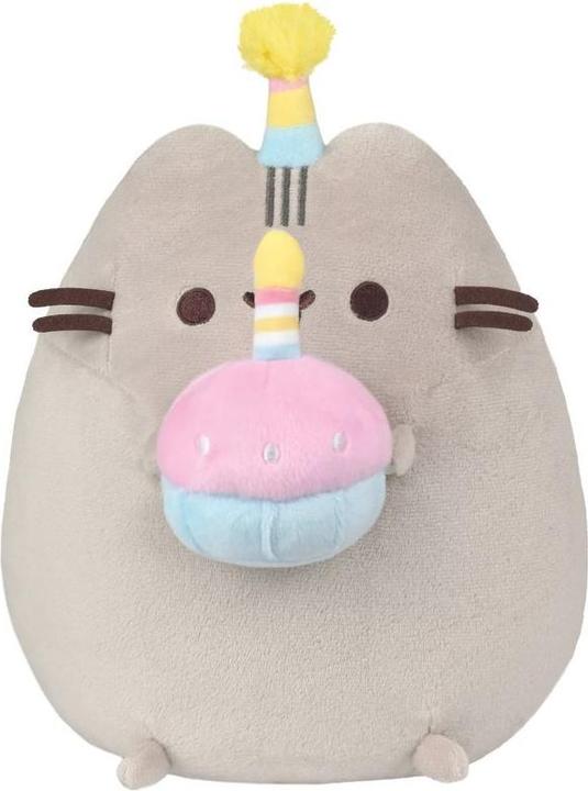 Pusheen cuddly toy 23 cm with cake Aurora DAFFI P 232 (24 cm)