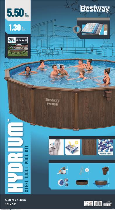 Actual product image Bestway Hydrium (Ø 550 x 130 cm)