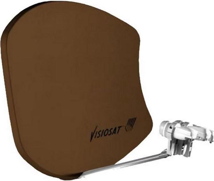 Image du produit Visiosat SAT Antenne G2 Braun, 75 x 64 cm (Antenne parabolique, DVB-S / -S2)