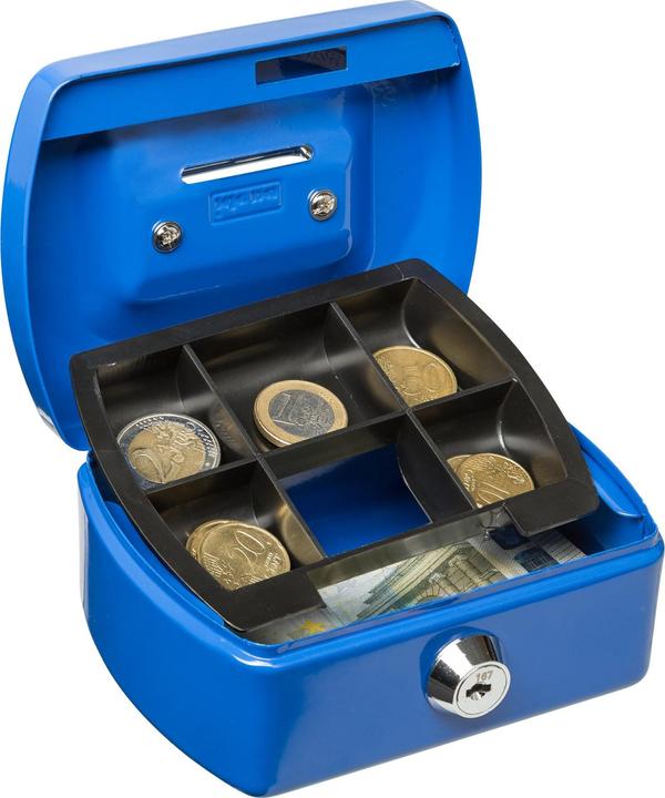 Produktbild Idena Geldkassette Mini 125x95x60mm, blau