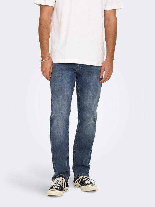 Image du produit Only & Sons ONSWEFT Mittlere Taille Normal geschnitten Jeans Slim Fit Jeans (W28/L30)