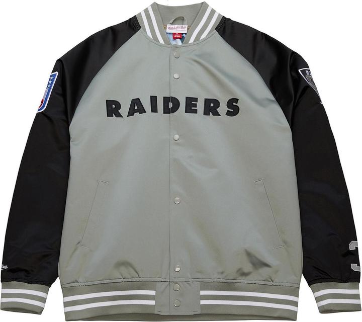Mitchell & Ness M&N Lightweight Satin Jacke - LA Raiders Bo Jackson - L (L)