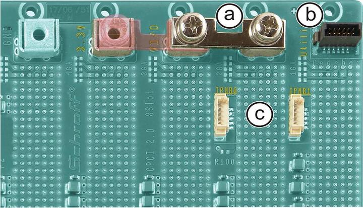 Actual product image Schroff BUSPL. 2SL 3HE CPCI L 64 3V3