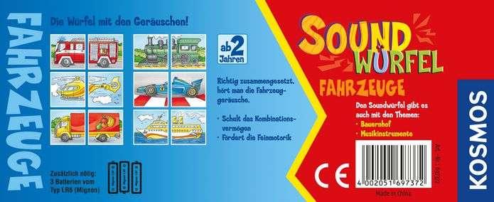 Produktbild Kosmos Soundwürfel - Fahrzeuge