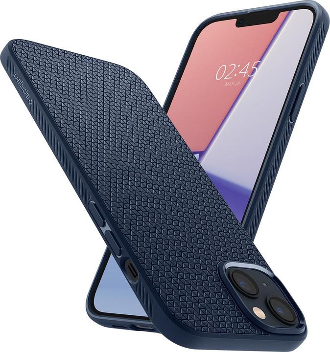 Image du produit Spigen Liquid Air pour iPhone 14 bleu marine (Apple iPhone 14)