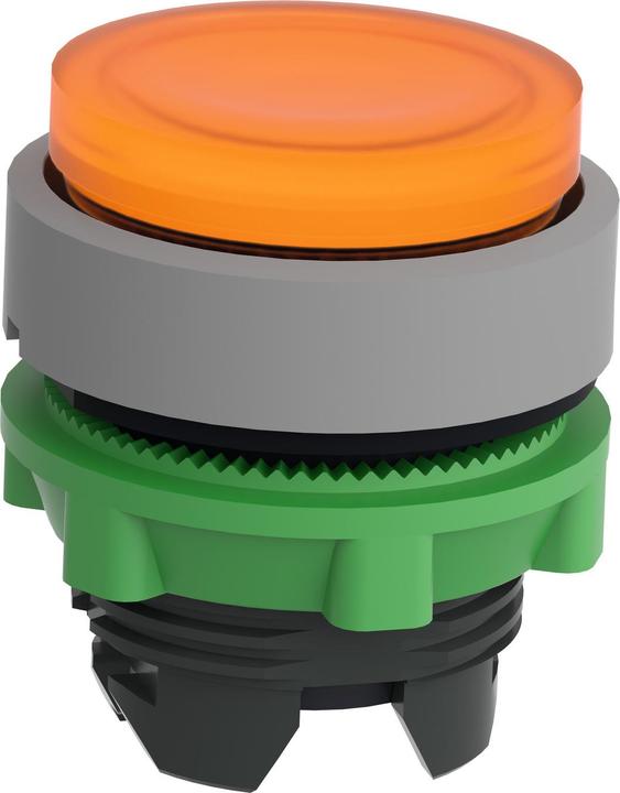 Produktbild Schneider Electric Leuchtdrucktaster, Front, vorstehend, ZB5AH53C0