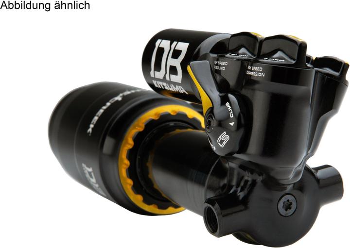Actual product image Cane Creek DBKitsuma Air air damper, 225/67.5mm, Trunnion, 15.02mm Open End Eye (225 mm, 67.50 mm)