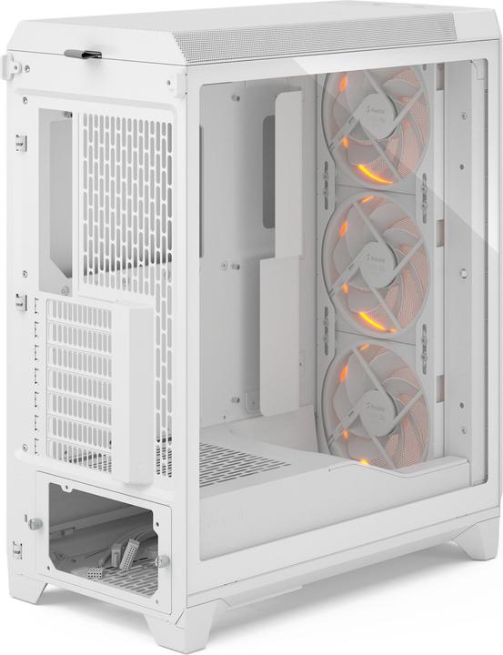 Actual product image Fractal Case Meshify 3 White RGB TG Clear Tint (ATX, Mini-ITX, mATX)