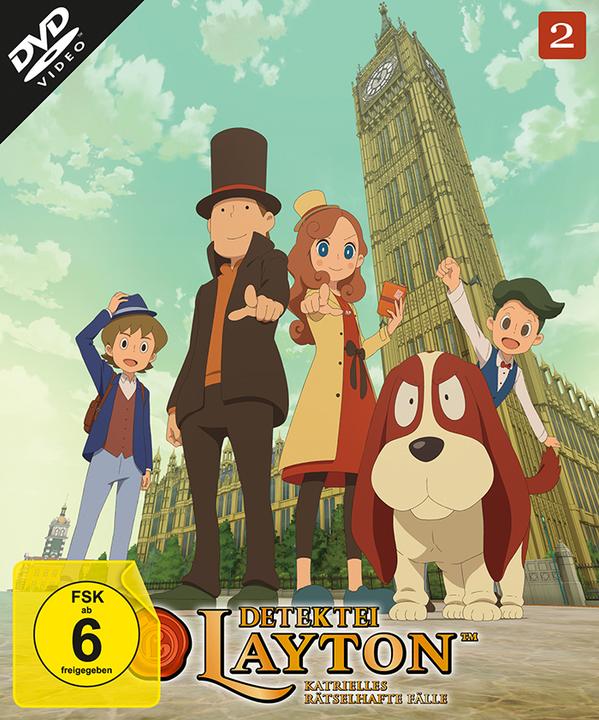 Produktbild Detektei Layton - Katrielles rätselhafte Fälle: Volume 2 (2 DVDs) (DVD, 2020, Deutsch, Japanisch)