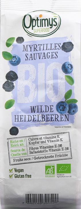 Produktbild Optimys Wilde Bio Heidelbeeren (180 g)